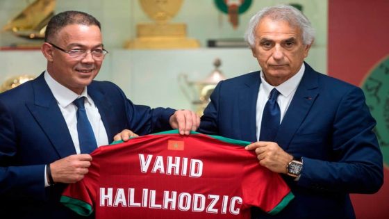 هزيمة المنتخب الوطني امام الغابون تجمع لقجع وخاليلوزيتش