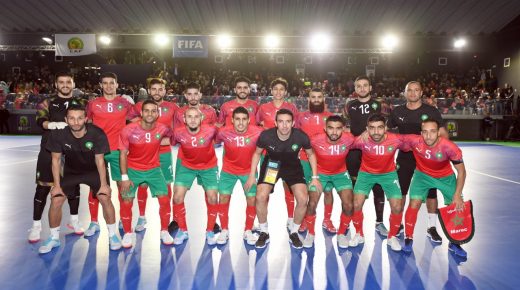 المغرب يتوج بكأس العرب لكرة القدم داخل القاعة
