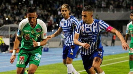 الرجاء يعود بانتصار من طنجة ويضيق الخناق على الوداد