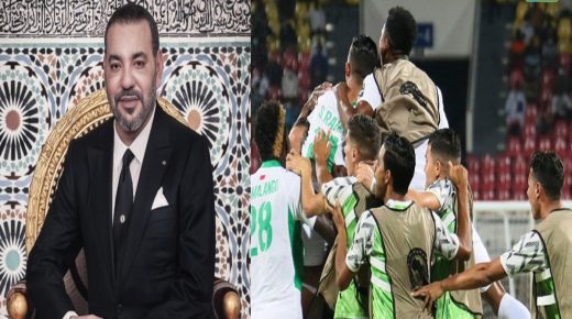 الملك يهنئ الرجاء الرياضي بعد تتويجه بكأس محمد السادس للأندية العربية الأبطال