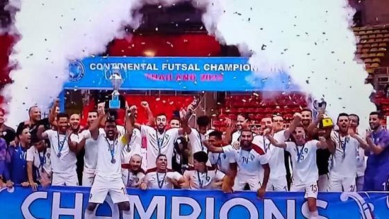 المنتخب المغربي يفوز بكأس القارات لكرة القدم داخل القاعة