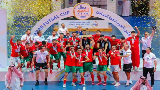 المنتخب المغربي للفوتسال بطلا للعرب