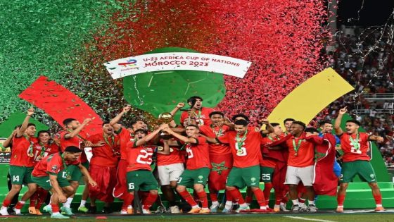 المغرب بطلا لإفريقيا اقل من 23 سنة