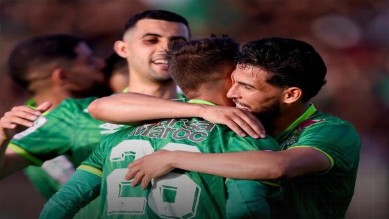 الرجاء يسحق بركان ويضيق الخناق على الجيش الملكي