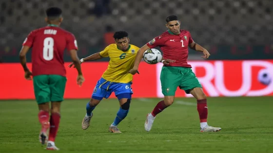 المنتخب المغربي يقسو على نظيره الغابوني برباعية
