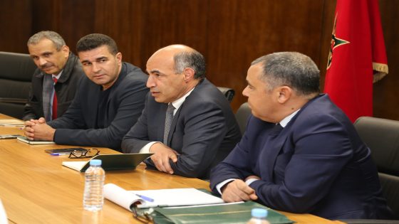 الوزير هشام صابري يستقبل مكتب الجمعية المغربية لصناعة النسيج والألبسة