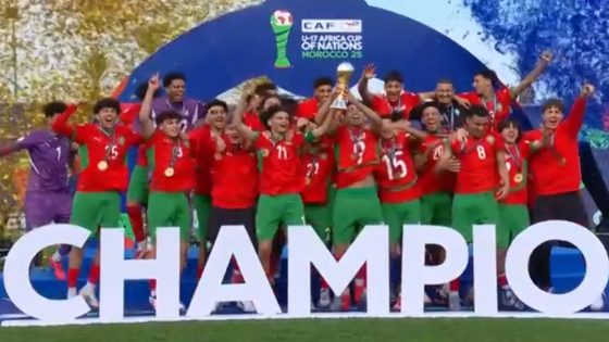 المغرب بطلا لأفريقيا لأقل من 17 سنة