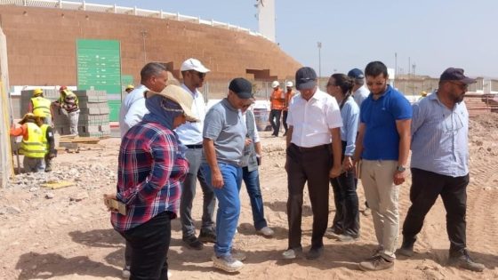 أمزازي يسرع اشغال محيط ملعب اذرار بأكادير