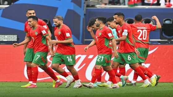 جلالة الملك يعنئ أعضـاء المنتخب الوطني المغربي لكرة القدم الفائز ببطولة كأس العرب (قطر 2025)